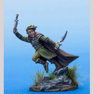 Male Halfling Rogue with Daggers