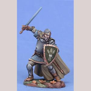 Veteran Hedge Knight with Long Sword and Shield