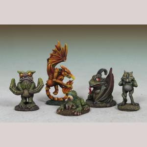 Devil Toad, Quasit, Wormwood, Fire Imp & Eye of the Swamp