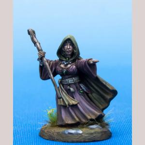 Female Halfling Mage with Staff