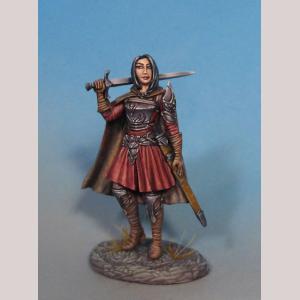 Female Warrior with Long Sword
