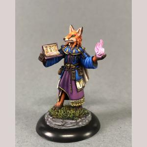 Kitsune Mage with Spell Book