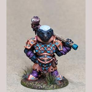 Honey Badger Cleric with Warhammer