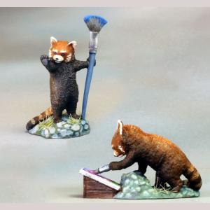 Painting Red Pandas #1 - Qty 2