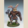 Rabbit Cleric with Warhammer and Shield